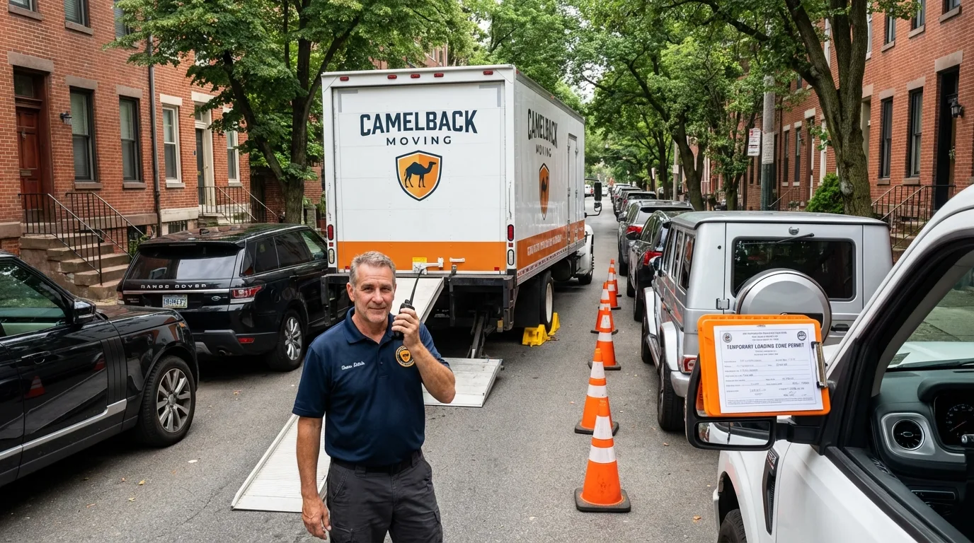 City street loading permit setup in Youngsville, PA