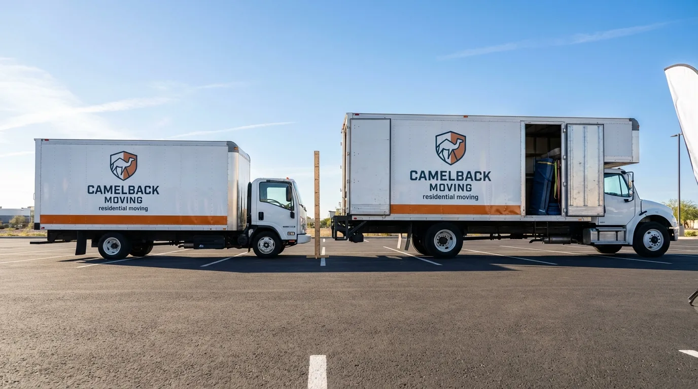 Moving truck size capacity guide in Youngsville